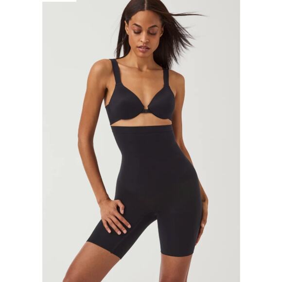 SPANXsculpt Seamless Power High-Waisted Mid-Thigh Short Women's Size 2X EUC - Picture 1 of 9